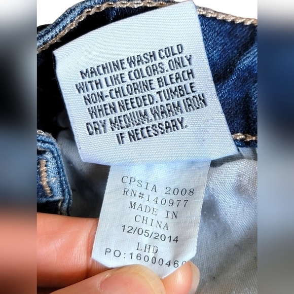 Girls Hudson Flap Pocket Skinny Jeans Size 10 - Picture 8 of 8